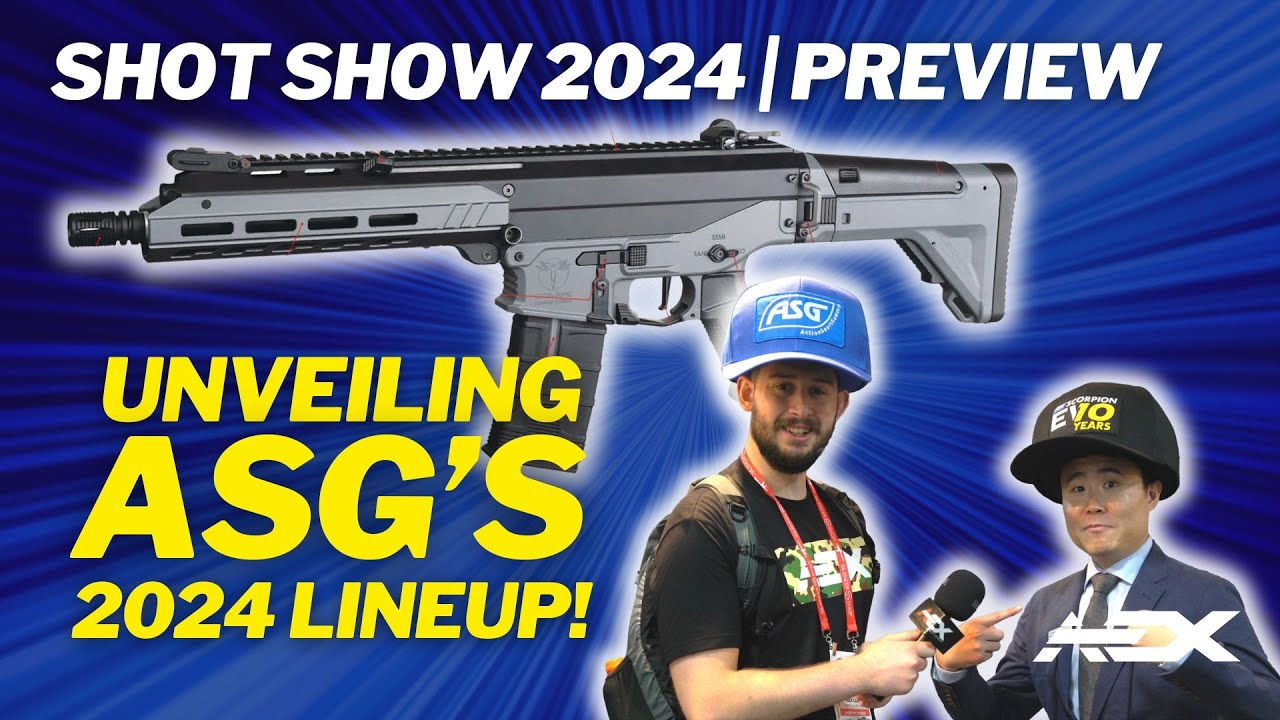 AEX @ SHOT SHOW 2024 PREVIEW  Unveiling ASG's 2024 Lineup!