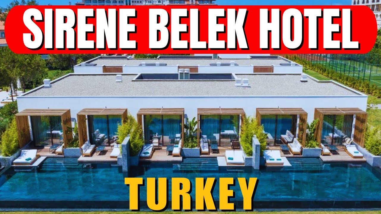 Обзор отеля Sirene Belek в Турции | Роскошный пляжный курорт и отдых по системе «всё включено»
