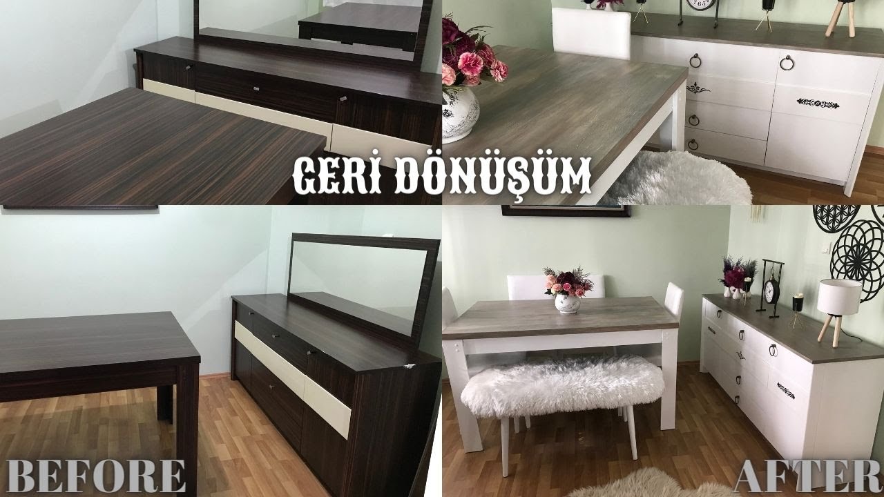 MOBİLYA BOYAMA | MOBİLYA YENİLEME |GERİ DÖNÜŞÜM | RECYCLE | DIY