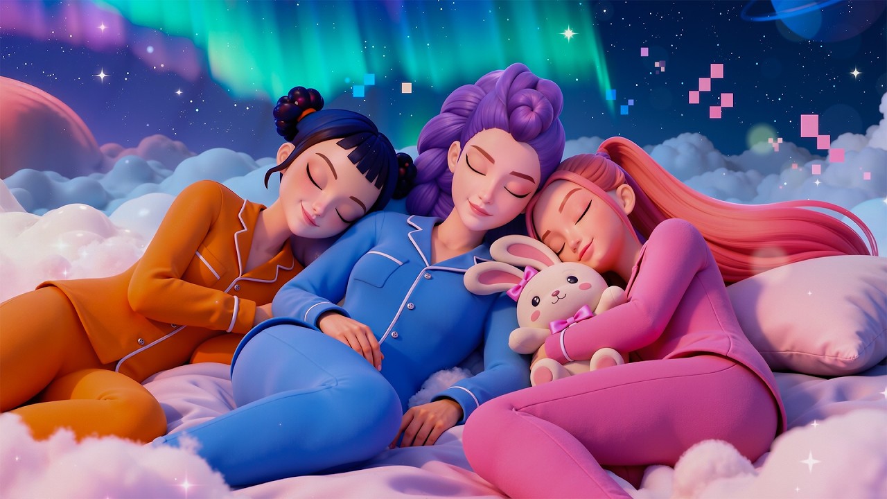 Fall Asleep Instantly🌙 Healing Music to Calm Your Mind | Rumi & Mira & Zoey | Kpop Demon Hunters