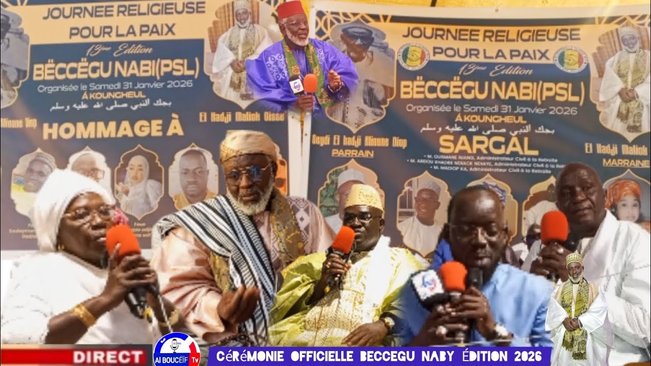 Cérémonie officielle beccegu naby 13eme édition samedi 31 janvier 2026