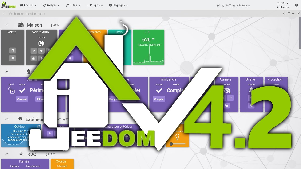 Jeedom 4.2 🏠 Une version qui m'a laiss&eacute; sans voix !