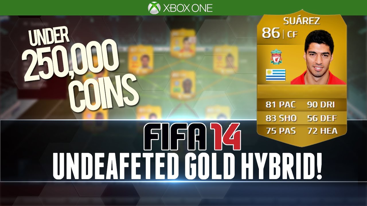 FIFA 14 | UNDEFEATED GOLD HYBRID for UNDER 250k! | Squad Builder #25 (NEXT GEN)