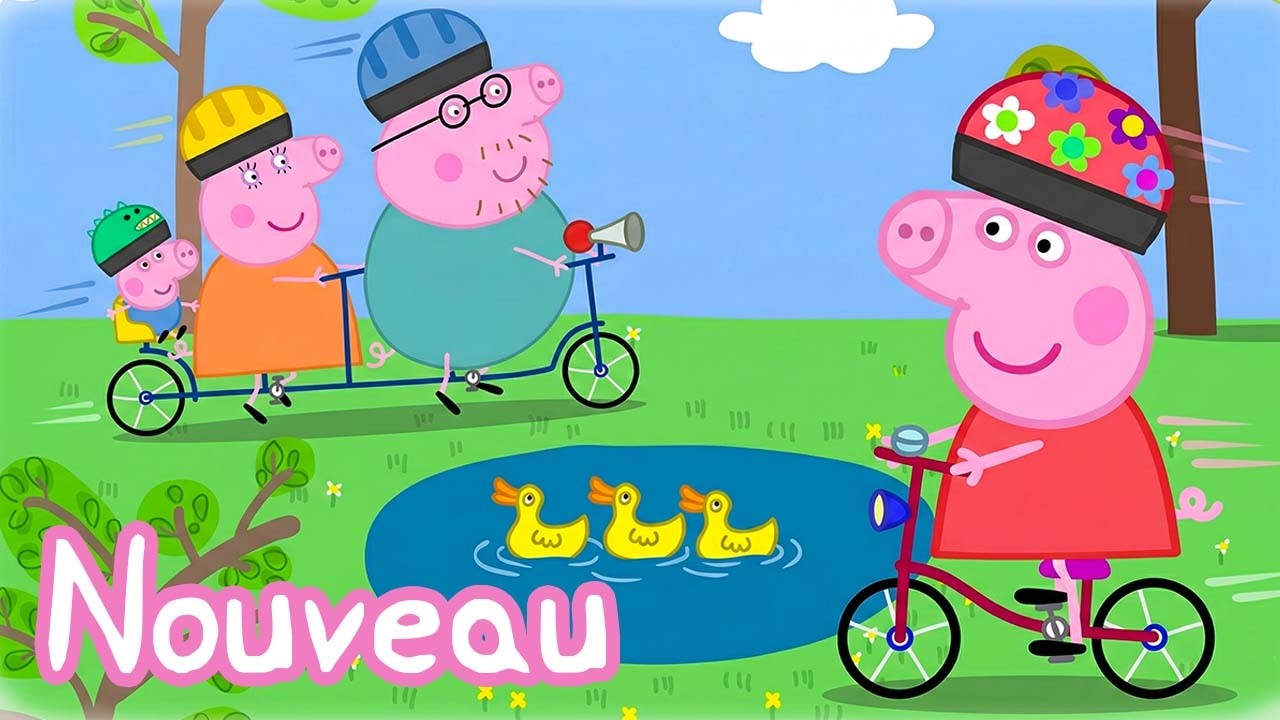 Peppa Pig 🐽 Petite balade &agrave; v&eacute;lo ! 🚲 Dessins anim&eacute;s en fran&ccedil;ais