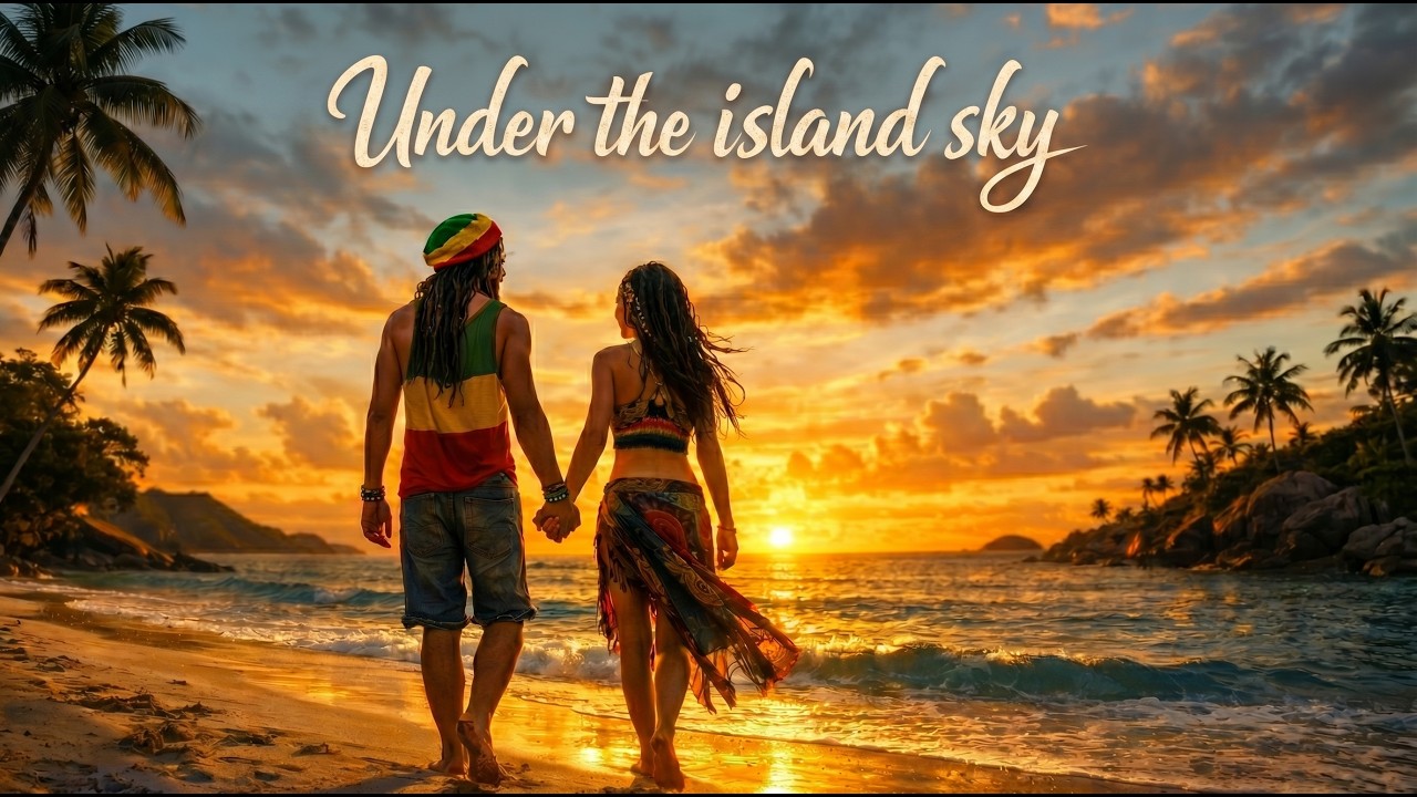 Under the Island Sky 🌴 Romantic Reggae Pop | Relaxing Tropical Chill Love Song