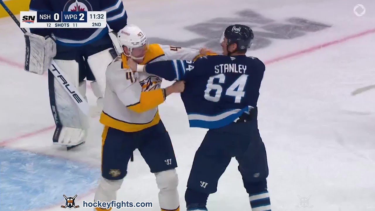 Michael McCarron vs Logan Stanley Oct 18, 2025