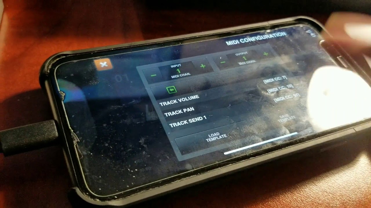 Connect iphone as sound module to sequence in MPC ONE Controlled by midi keyboard