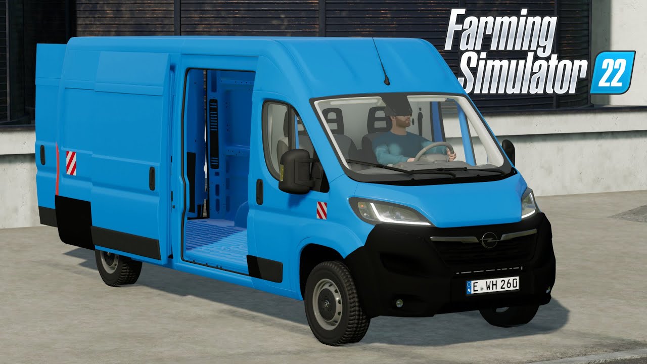 FS22 - 2017 Opel Movano L4H2 MK3 - NEW Car mod for Farming Simulator 2022 Roleplay