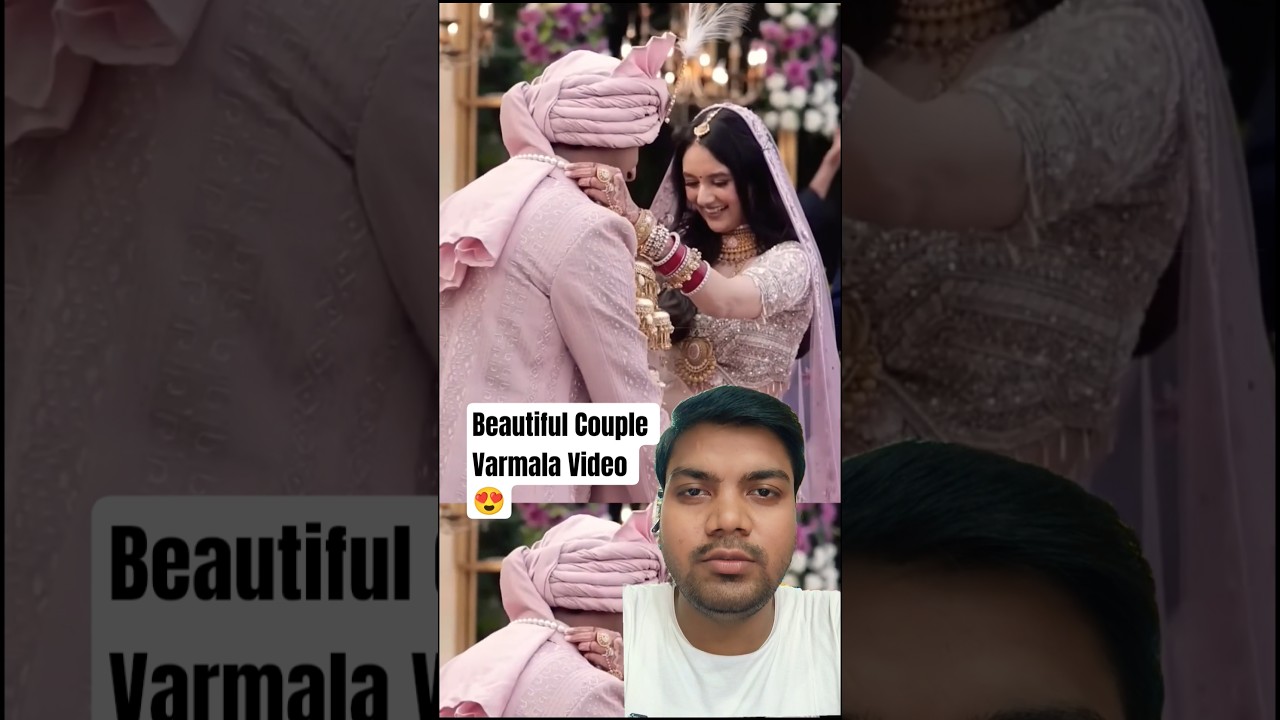 Beautiful Couple Varmala Video 😍 