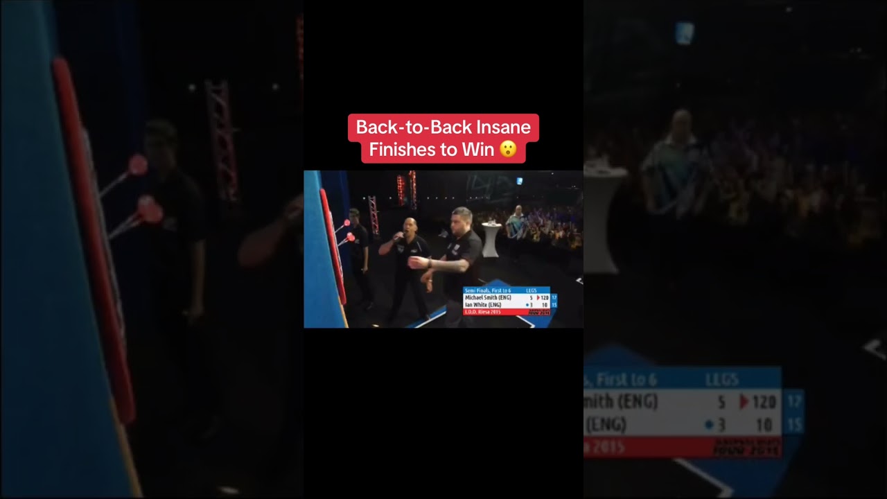 Wow! 🎯😮 #darts #dartscommunity #pdc #lukelittler #michaelsmith