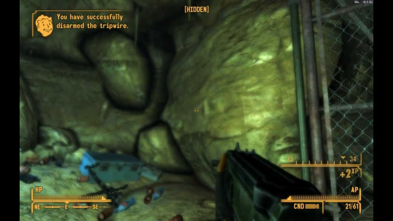 Fallout New Vegas, Raw Footage #32: Nightstalkers and Bloodborne Cave (Let's Play, 1080p HD)