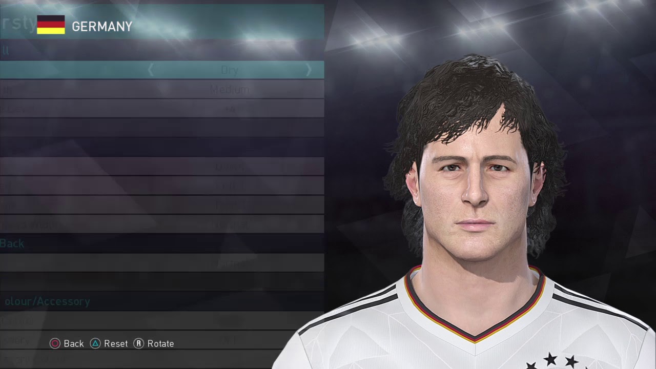 PES 2018 How to create BECKENBAUER