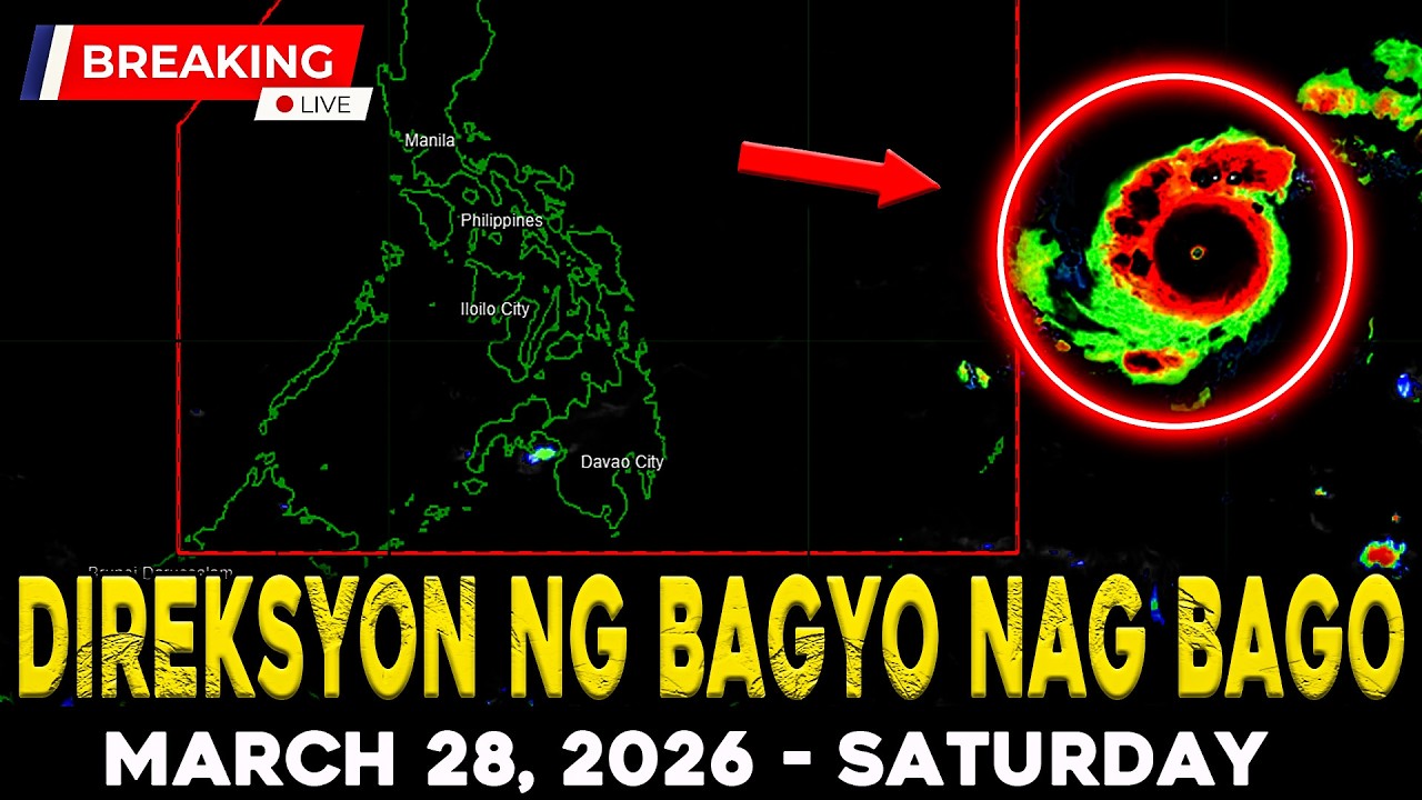 MARCH 28 2026 - BAGYO NA MAGMUMULA SA SILANGAN UNTI UNTING MADEDEVELOP SA MGA SUSUNOD NA ARAW!