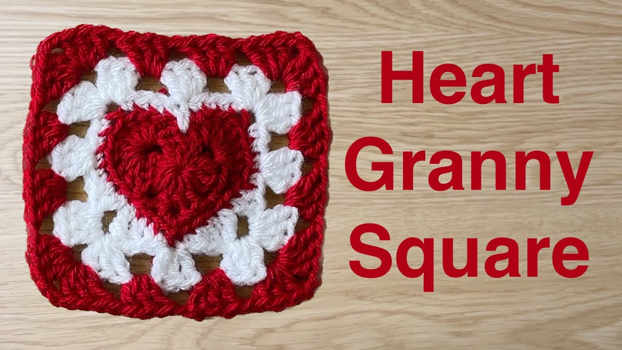 Crochet Heart Granny square |Granny Squares |Magic Circle | Crochet Khazana | #19