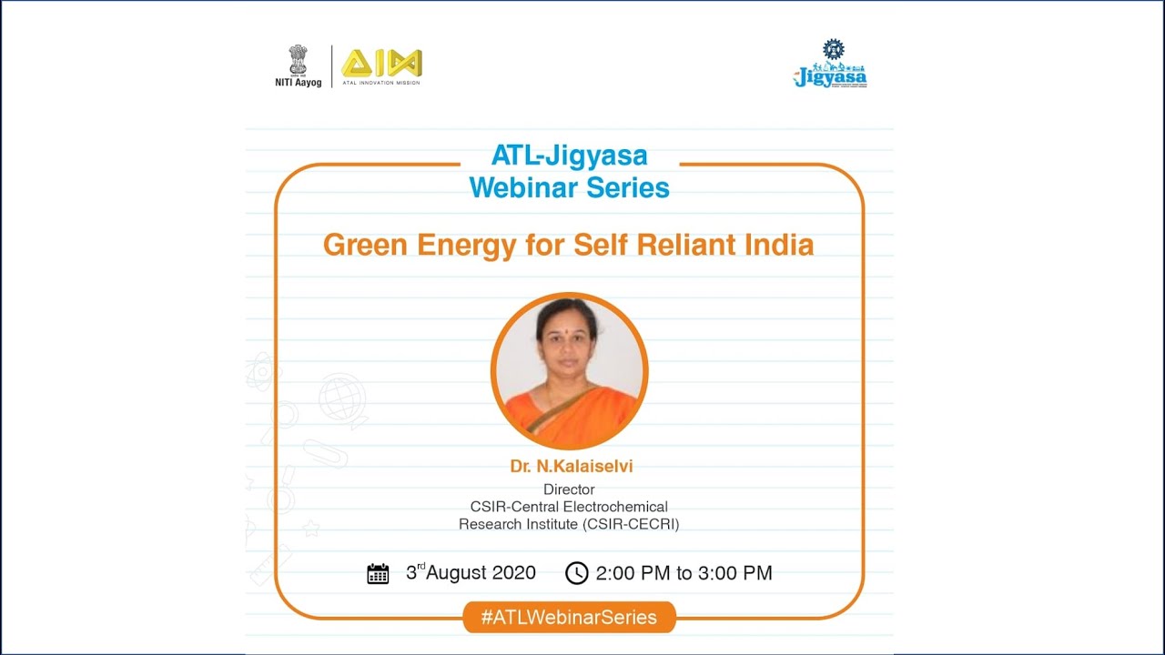 Green Energy for Self Reliant India