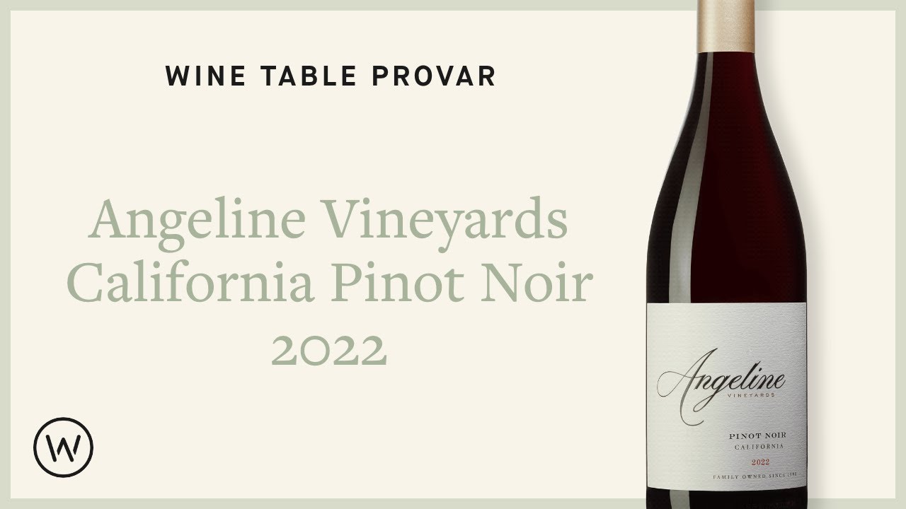 Wine Table provar Angeline Pinot Noir