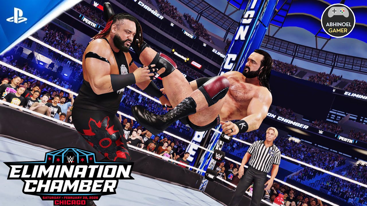 WWE 2K25 : Drew McIntyre vs Jacob Fatu - WWE Championship | WWE Elimination Chamber 2026