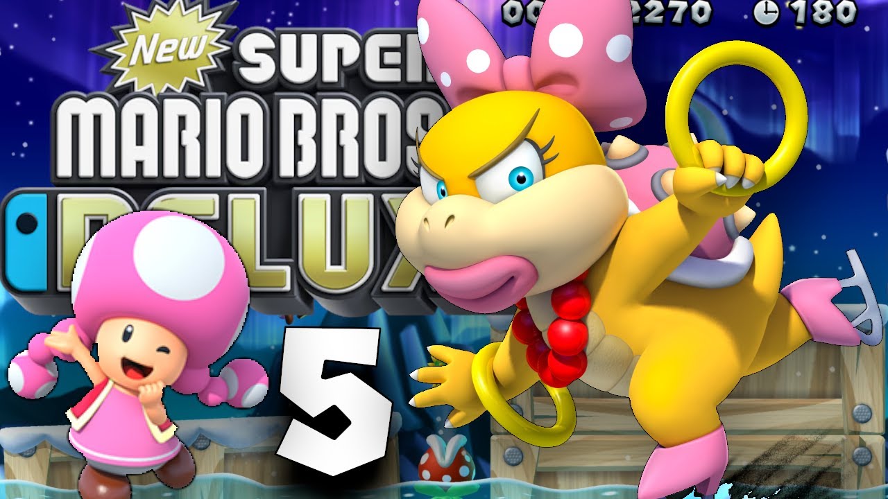 New Super Mario Bros.™ U Deluxe 🌰 Part 5: Wendys Steinblockfestung und mehr!