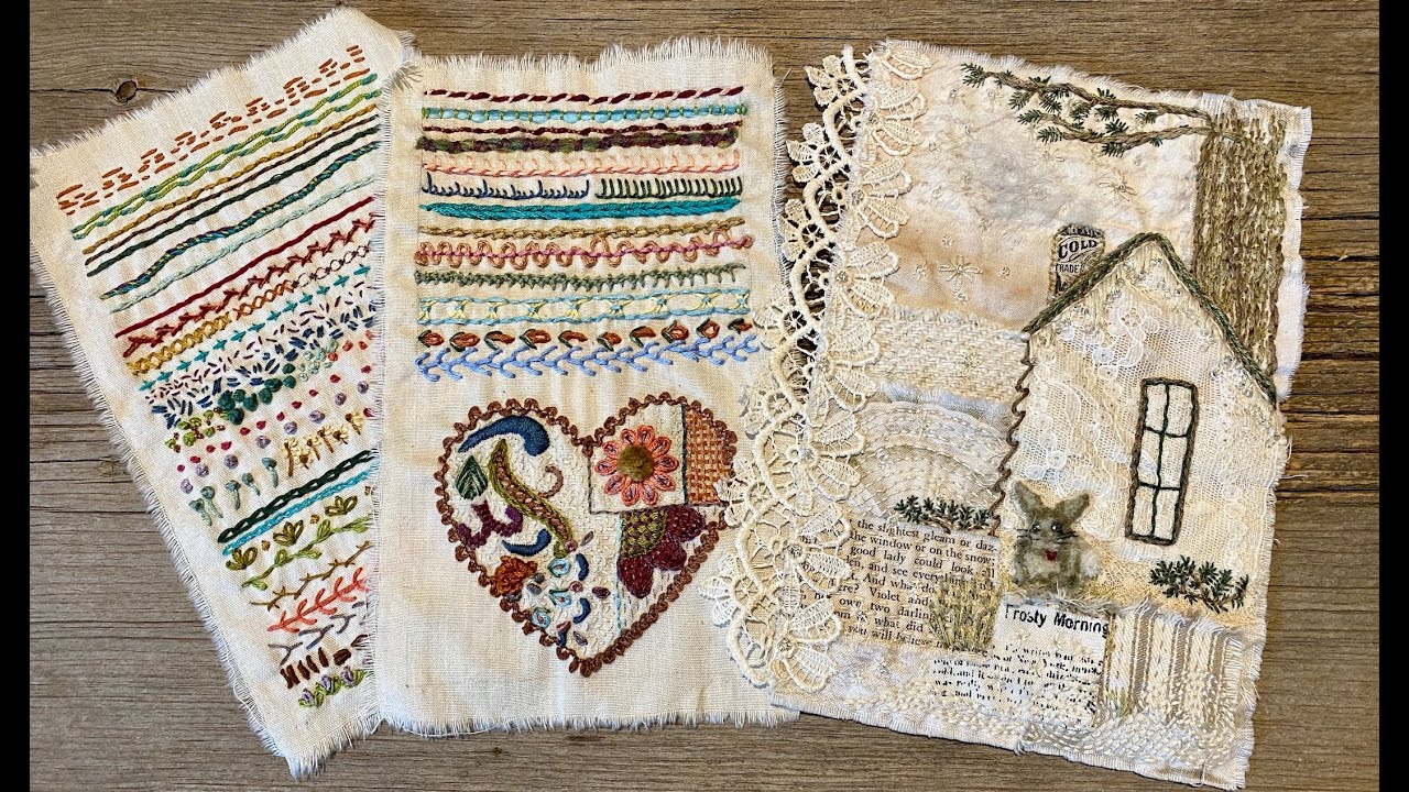 #roxysjournalofstitchery:  Pt. 1 JANUARY and yes that is smoke coming out of the chimney