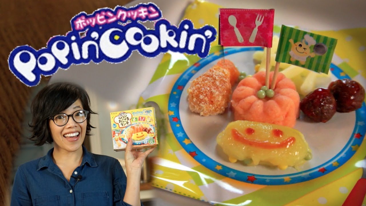 💥Popin' Cookin' Okosama KID'S Lunch --💥 popping candy deep frying action 💥 | Whatcha Eating?