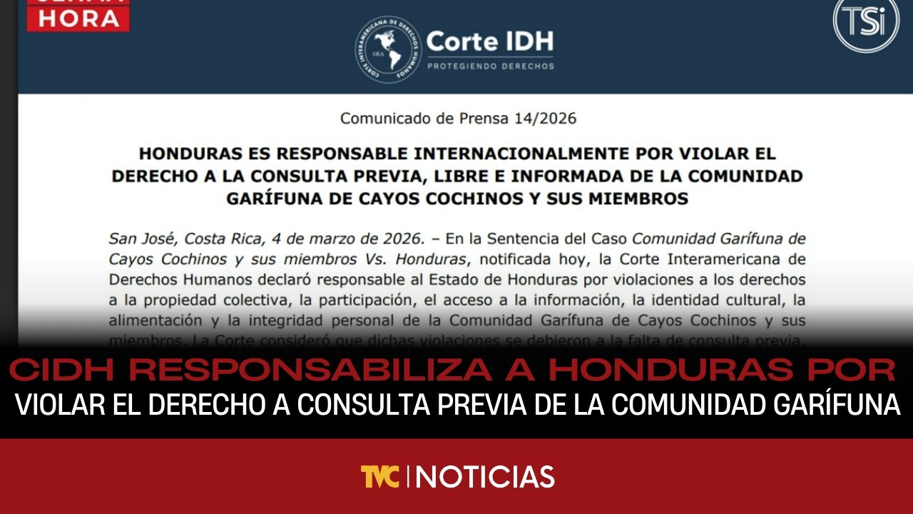 CIDH responsabiliza a Honduras por violar el derecho a consulta previa de la comunidad garífuna