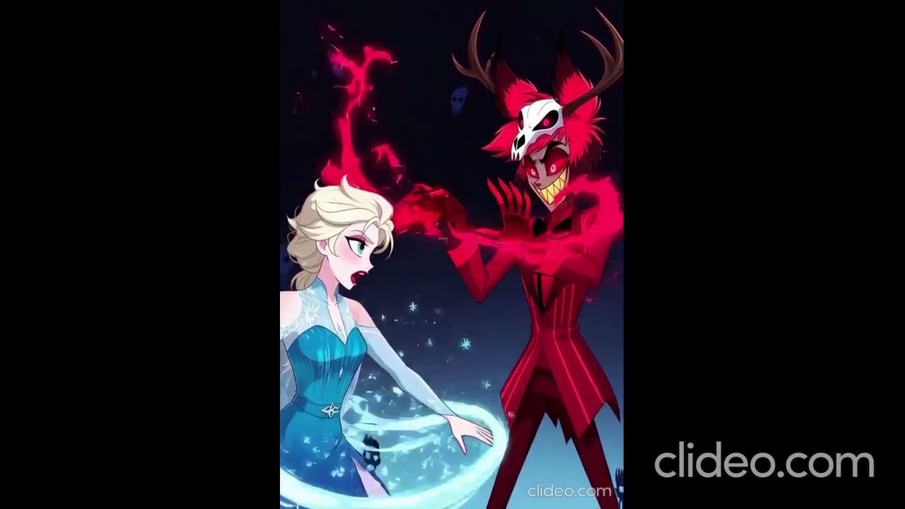 Alastor vs Elsa!!!! (Hazbin Hotel vs Frozen)