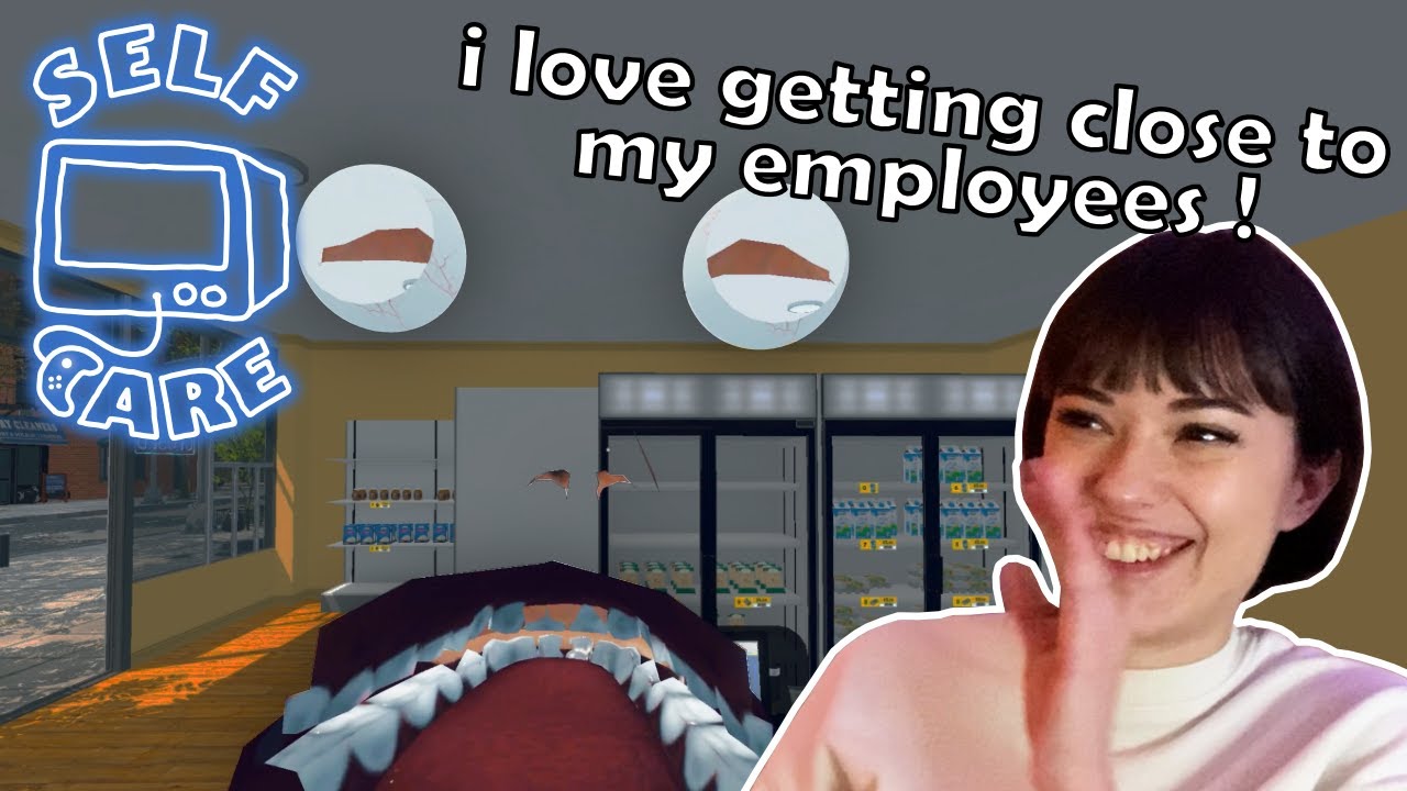 inside the head of a high level business executive | self care gaming: supermarket simulator (ep. 2)