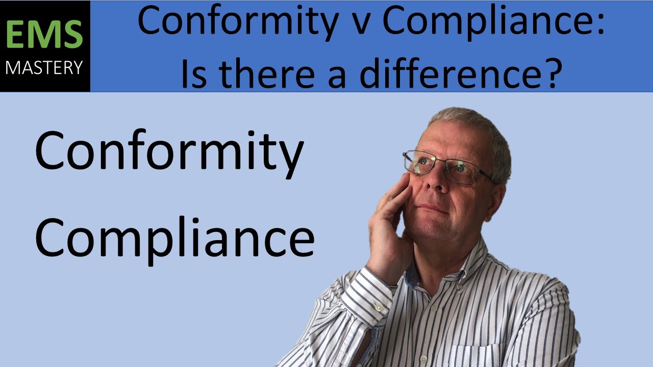 Conformity v Compliance: How to use them correctly!