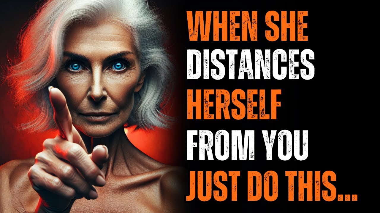 When A Woman Distances Herself From You And Ignores You... Just Do This!(Female Psychology)