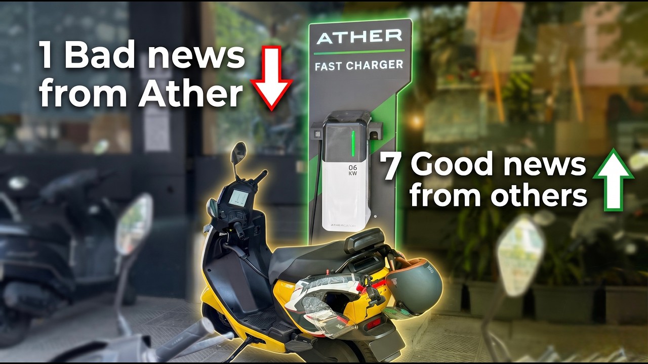 1 Bad News From Ather & 7 Good News Updates! 🔋 EV News Episode 4