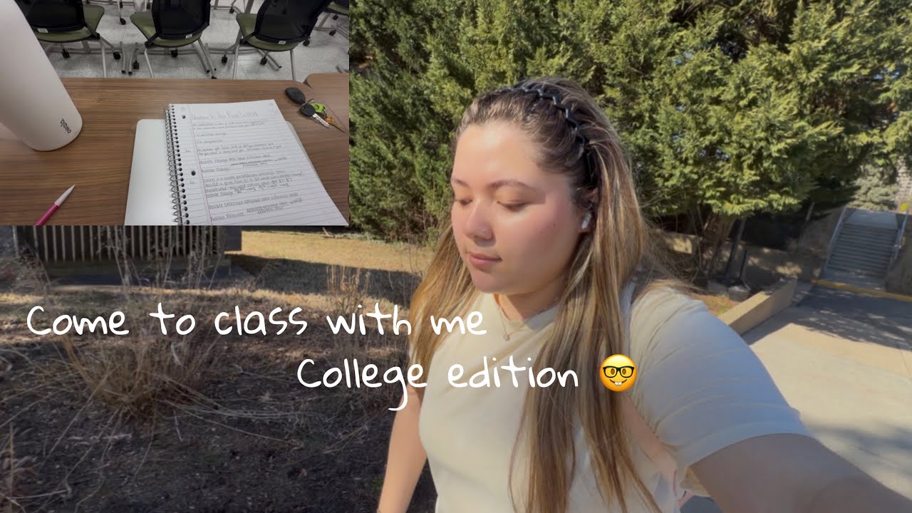 Come with me to class || college edition 🤓✌🏼