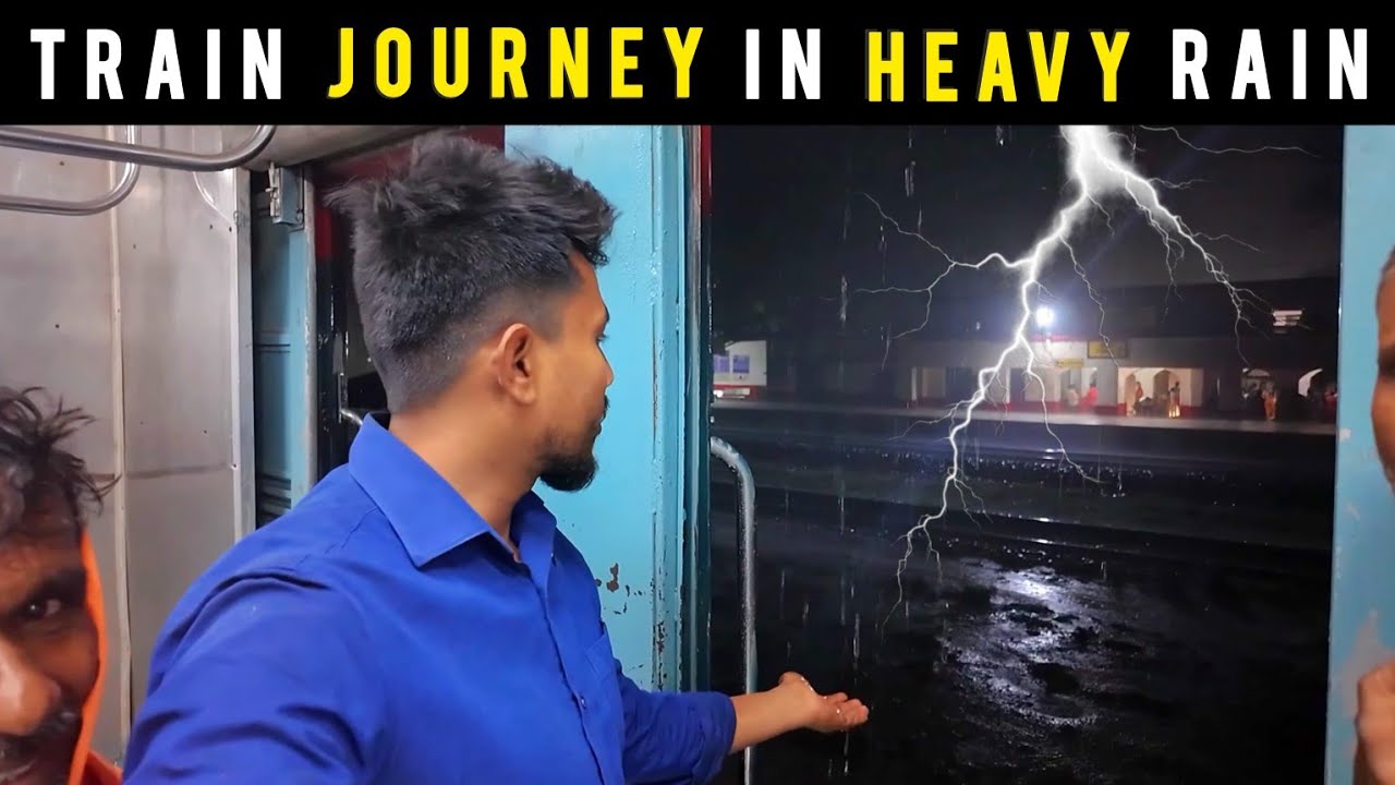 General Class Train Journey in Bihar Train Journey in Heavy Rain 🌧️ Rosera to Patna via Samastipur