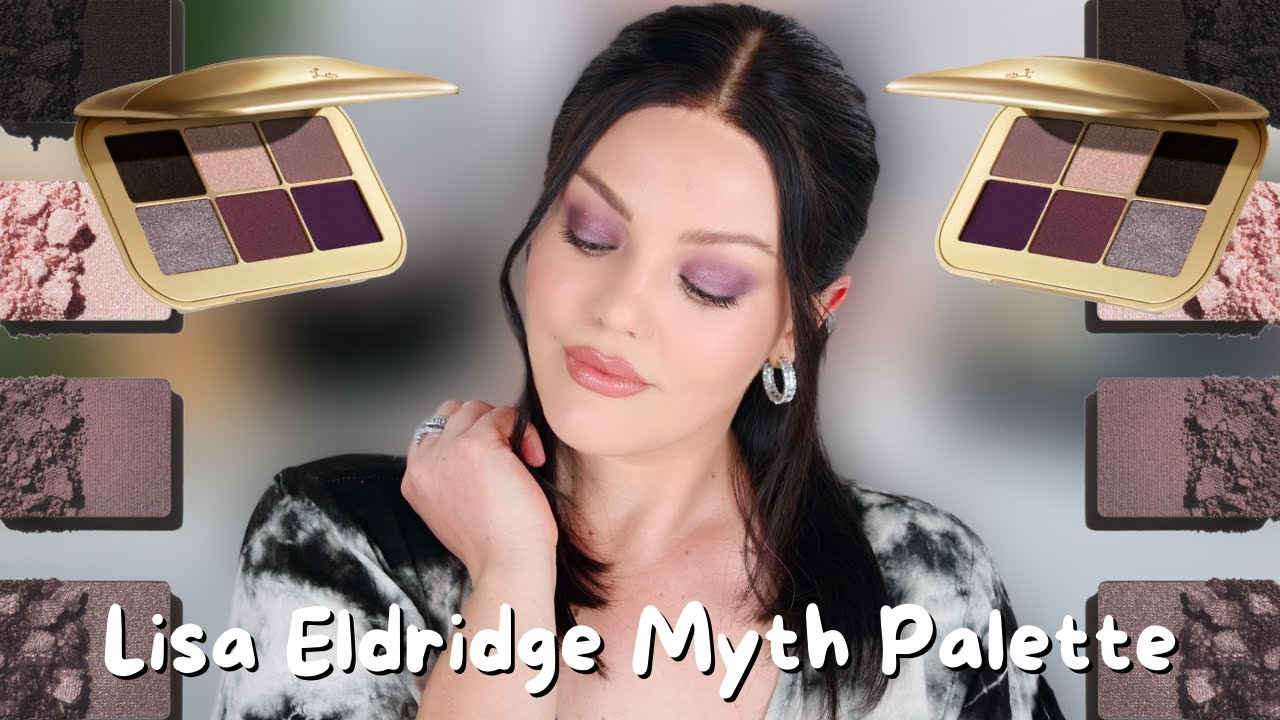 Lisa Eldridge Myth Eyeshadow Palette | In Depth Swatches & Look