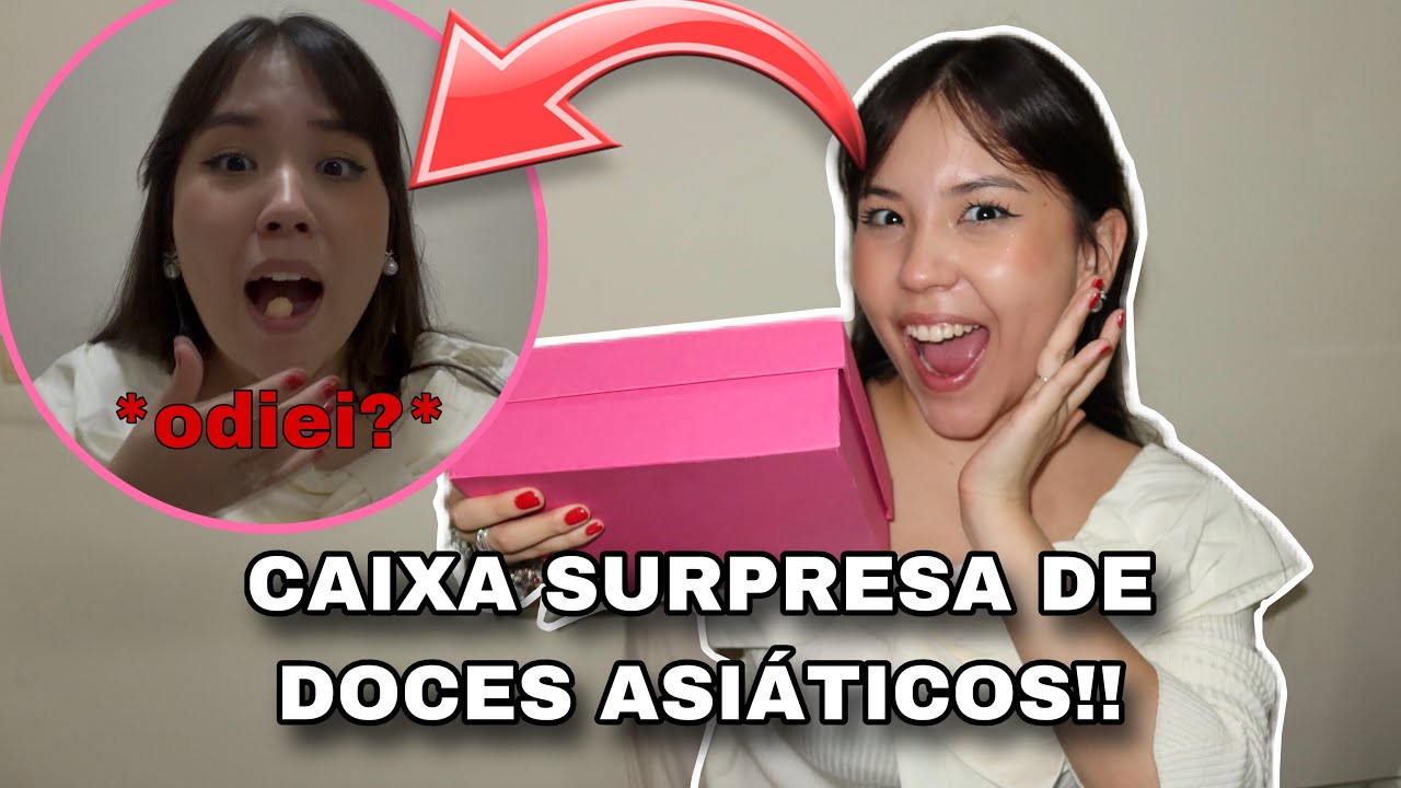PROVEI AS BALAS MAIS AZEDAS DO MUNDO!! *caixa surpresa de doces asiáticos*