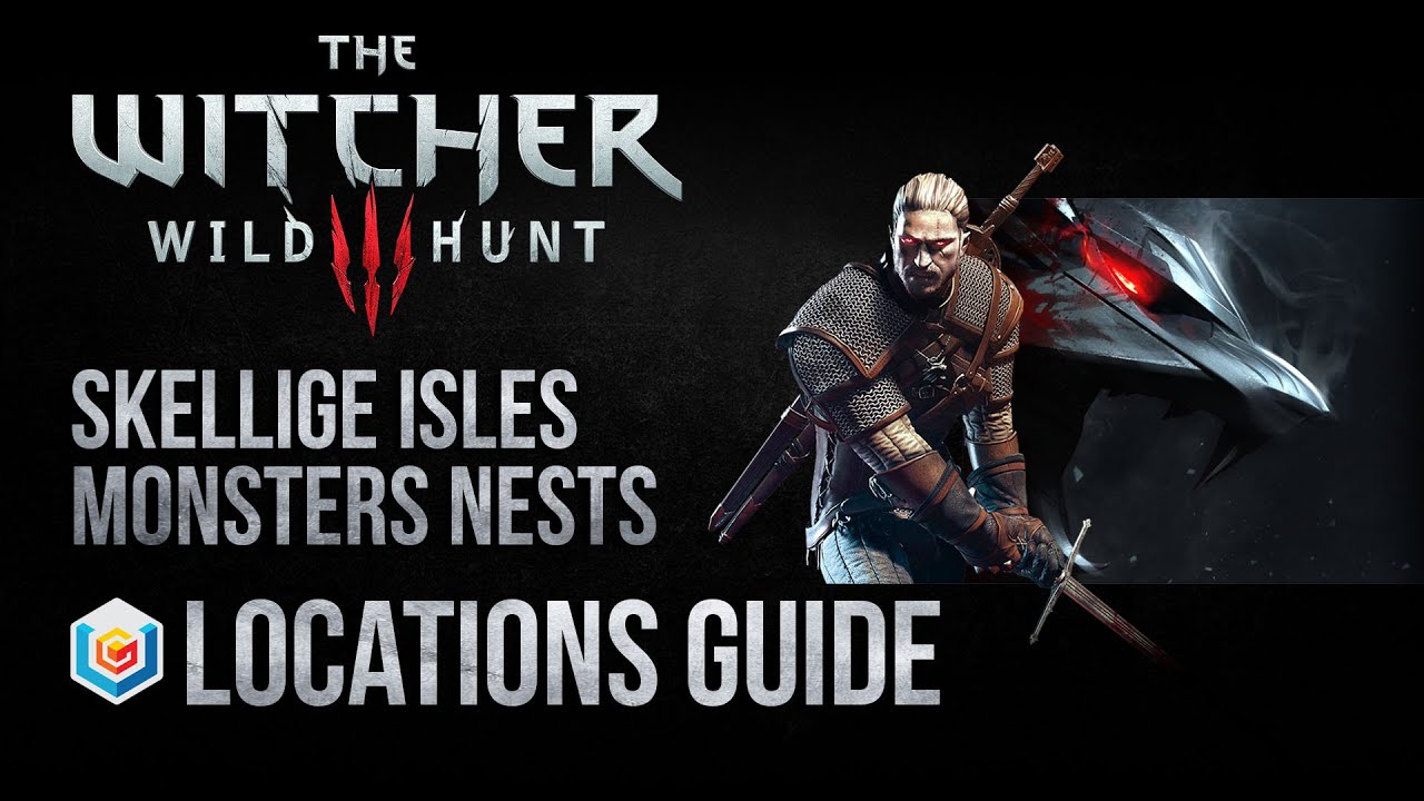 The Witcher 3 Wild Hunt All Skellige Isles Monster Nests Locations Guide