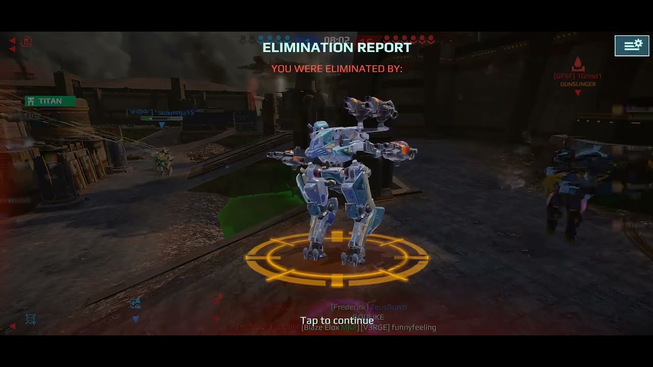 I got wrecked big time #WarRobots #tdm #smartphone #gaming #gameplay #noobplayer #noob 