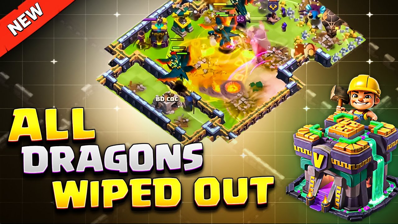 When Dragons Meet Anti-Dragon Bases 💀 Best TH14 Anti-Dragon Base Link