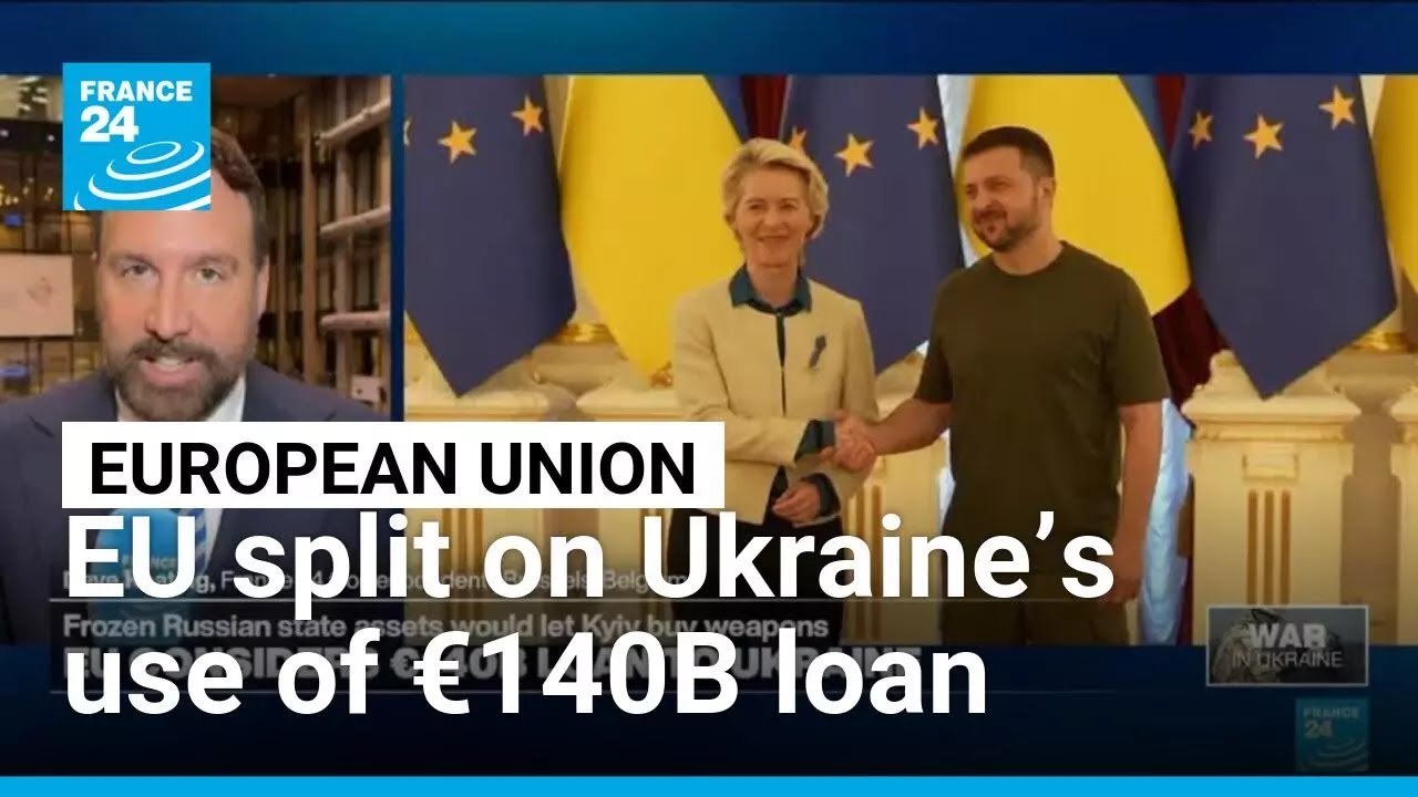 European Union split over whether to let Ukraine use &euro;140B loan to buy US weapons &bull; FRANCE 24