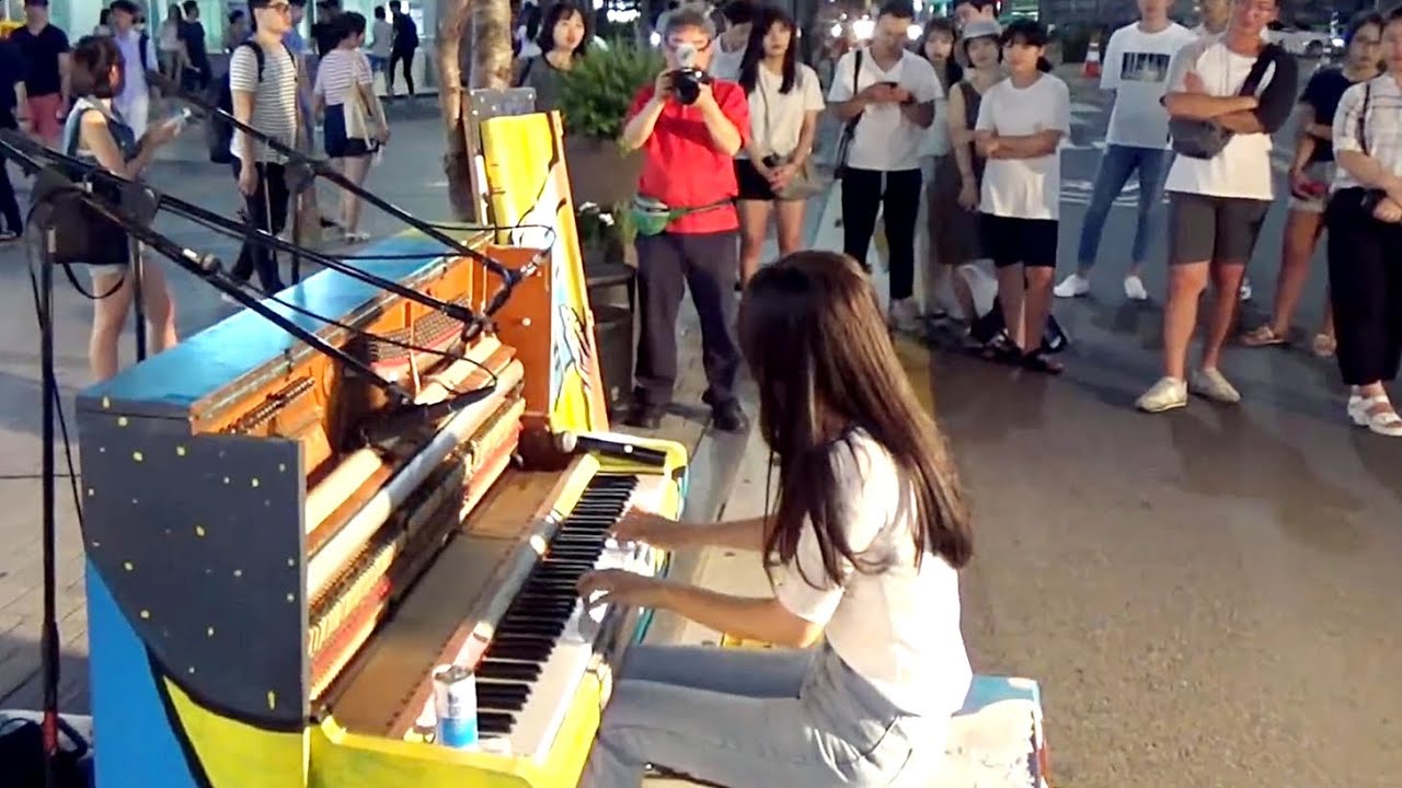 길거리 피아노로 터키행진곡 미친 속주 ㄷㄷ 관격 경악 ㅋㅋ (문아람)