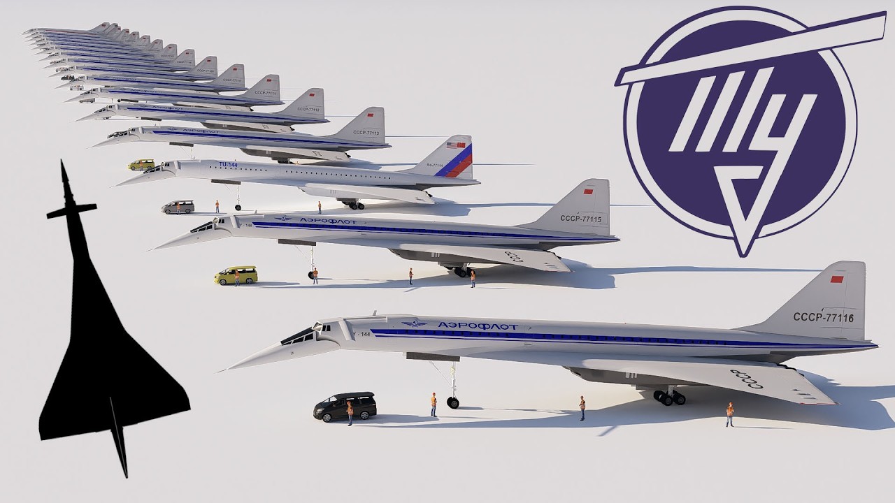The Complete Tupolev Tu-144 Fleet - What Happened to Them?
