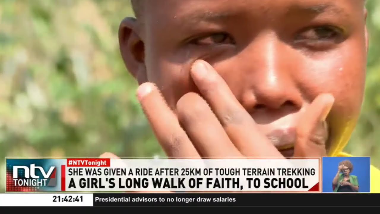 Victorine Chepchumba walks long distance in bid to join Grade 10 dream school in Eldoret