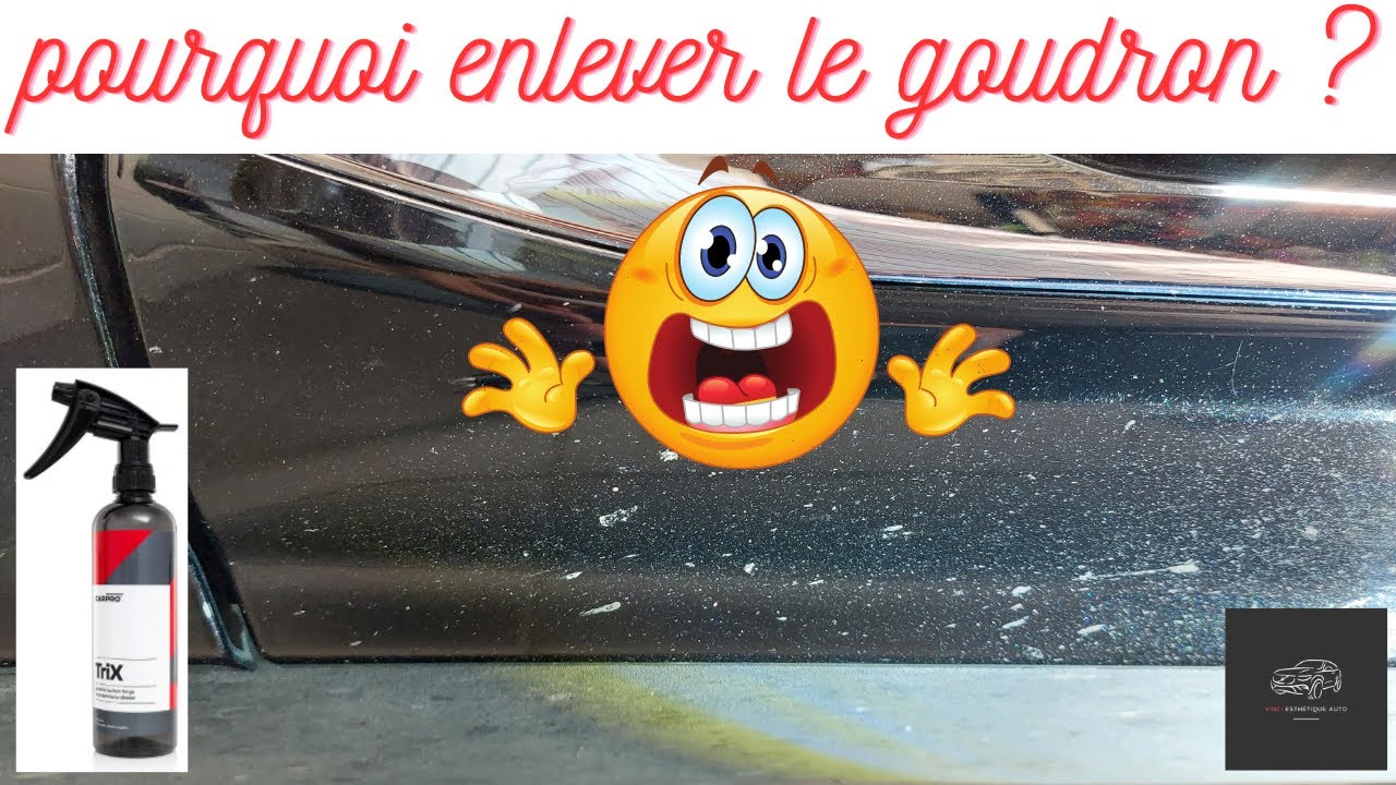 Goudron sur voiture : quels risques ?