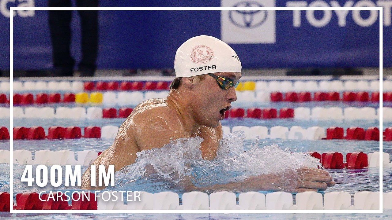 Carson Foster Claims Fastest Time This Year in 400M IM | 2026 TYR Pro Swim Series Westmont