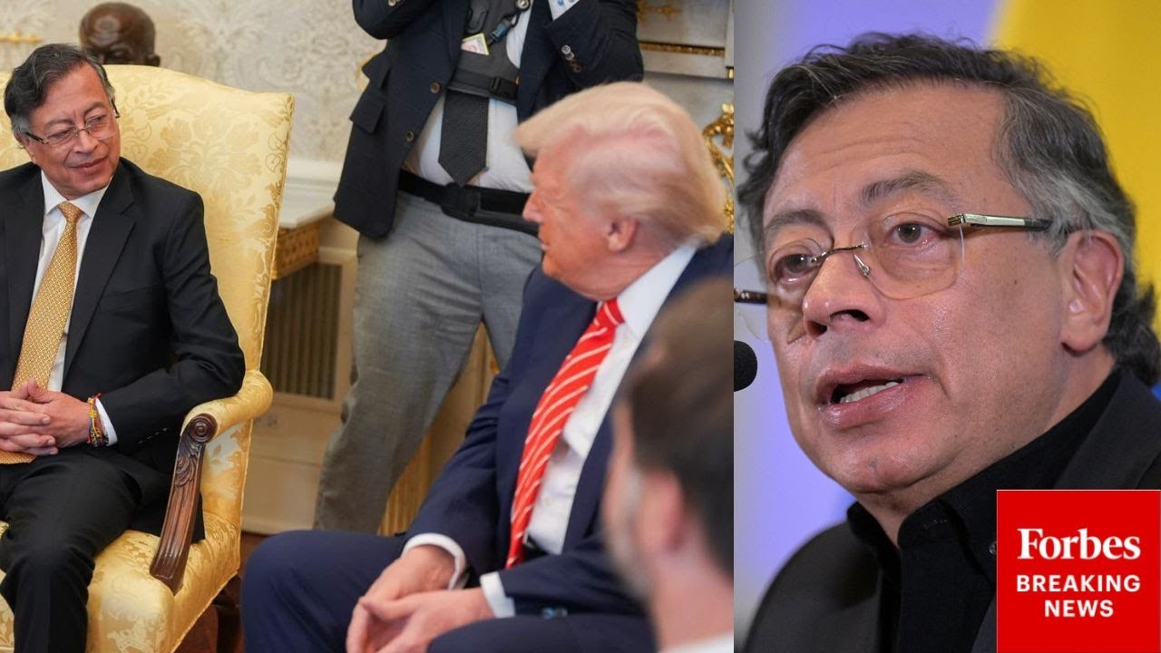 BREAKING NEWS: Colombian President Gustavo Petro Holds Press Conference Following Trump Meeting