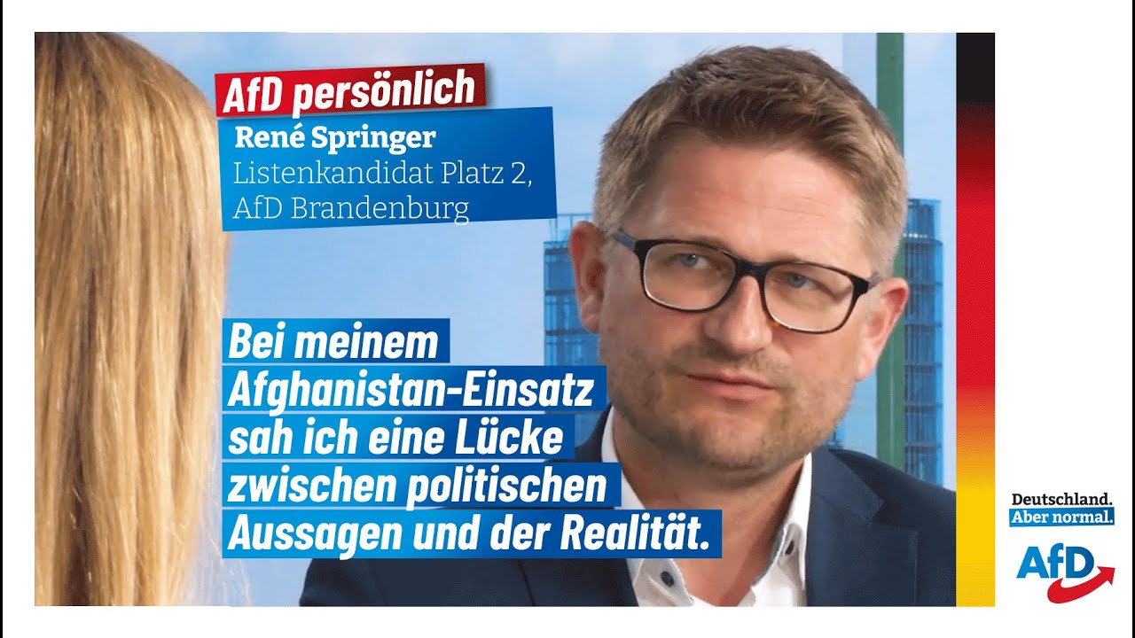 Ren&eacute; Springer | AfD pers&ouml;nlich