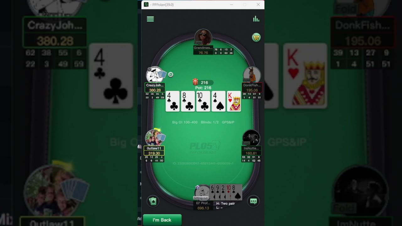 Big O $648 Pot! 