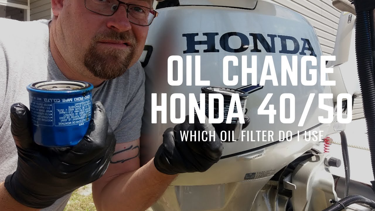 Oil Change Honda 40/50hp Outboard