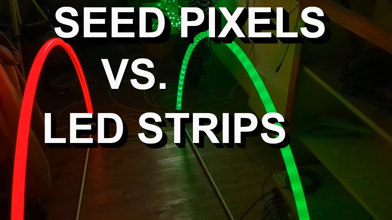 Are SEED Pixels BETTER than LED strips for Arches?  Let's find out!