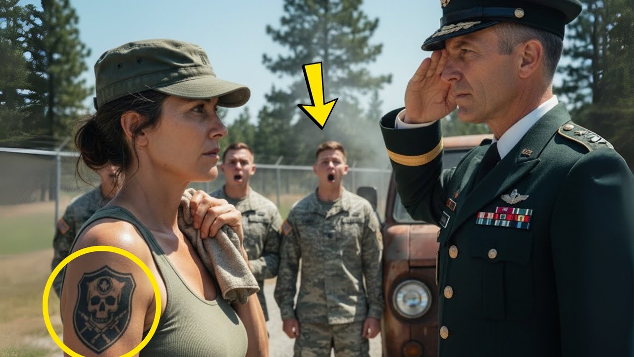 She Was Just Fixing Her Van &mdash; Until a General Froze at Her Tattoo and Saluted