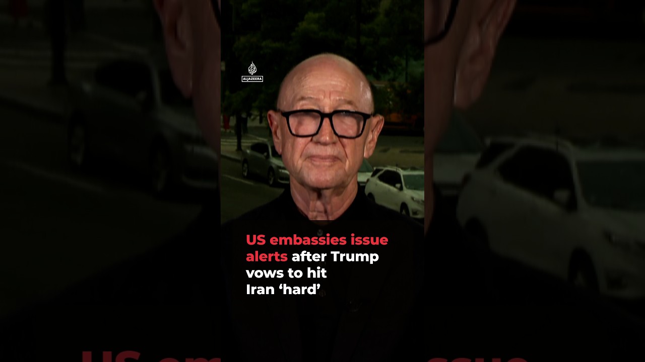 US embassies issue alerts after Trump vows to hit Iran &lsquo;hard&rsquo; | #ajshorts